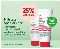 Special Care Vitt vaselin Vårdande handkräm