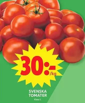 Svenska Tomater Klass 1
