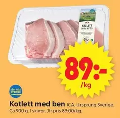 Kotlett med ben