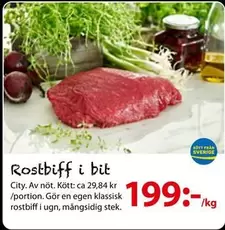 Rostbiff i bit