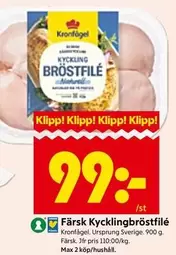 Kronfågel - Kyckling Bröstfilé