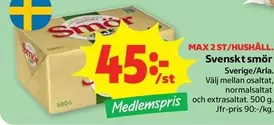 Arla - Svenskt smör