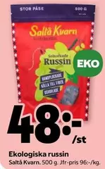 Saltå kvarn - Ekologiska russin