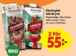 EKO - Ekologisk bärdryck