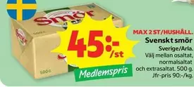 Arla - Svenskt smör