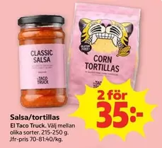 Salsa/tortillas