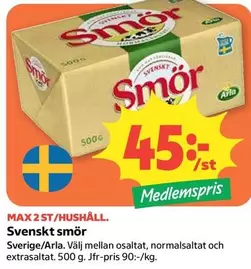 Arla - Svenskt smör