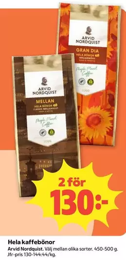 Arvid Nordquist - Hela kaffebönor