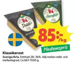 Arla - Klassikerost
