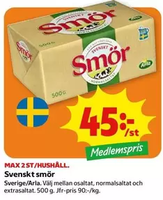 Arla - Svenskt smör