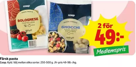 Coop - Färsk pasta