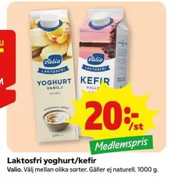 valio - Laktosfri yoghurt/kefir