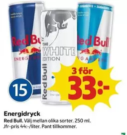 Red bull - Energidryck