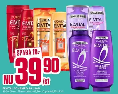L'Oreal - ELVITAL SCHAMPO, BALSAM