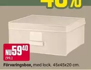 Förvaringsbox med lock