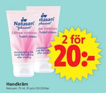 Natusan - 24hour moisture hand cream