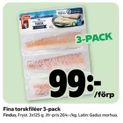 Findus - Fina torskfiléer