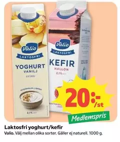 valio - Laktosfri yoghurt/kefir