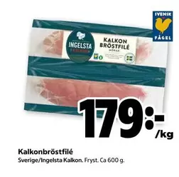 Ingelsta kalkon - Kalkonbröstfilé