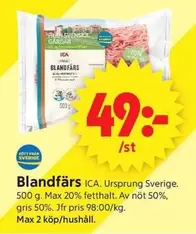 Blandfärs