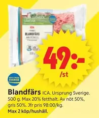 Blandfärs