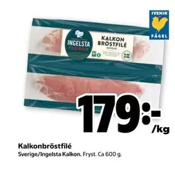 Ingelsta kalkon - Kalkonbröstfilé