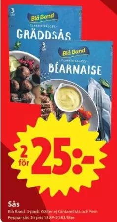 Blå Band - Gräddsås & Bearnaise