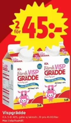 Vispgrädde