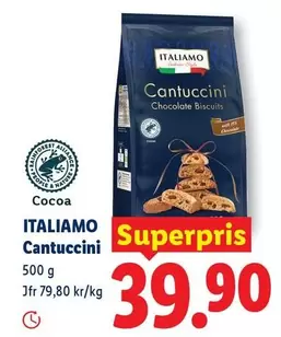 Cantuccini Chocolate Biscuits