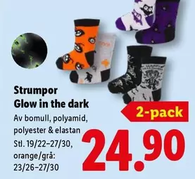 Strumpor Glow in the dark