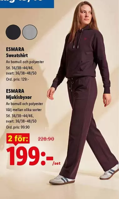 ESMARA Sweatshirt & Mjukisbyxor