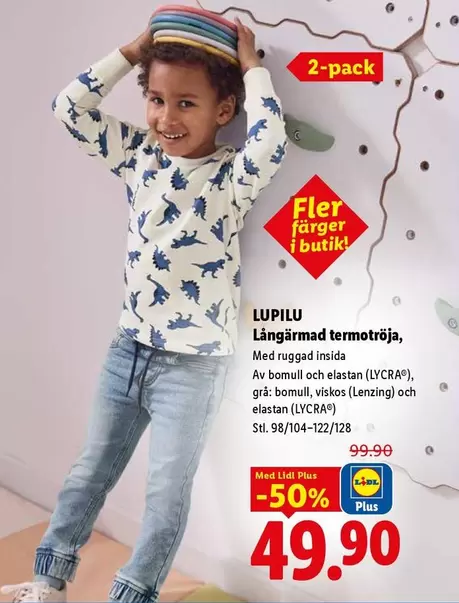 LUPILU Långärmad termotröja