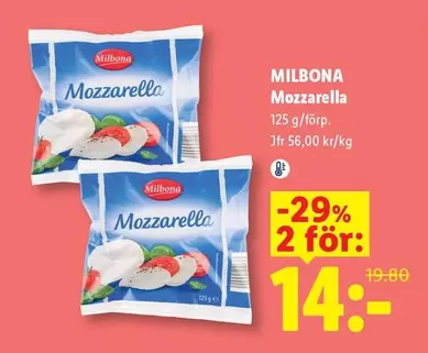 Milbona - Mozzarella