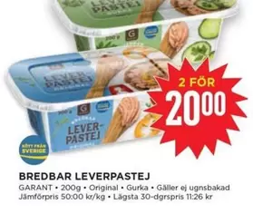 Garant - BREDDBAR LEVERPASTEJ