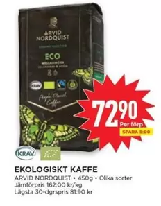 Arvid Nordquist - EKOLOGISKT KAFFE