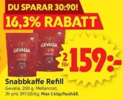 gevalia - Snabba Kaffe Refill