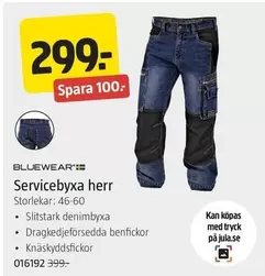 Bluewear - Servicebyxa herr