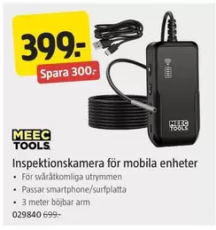 Meec Tools - Inspektionskamera för mobila enheter 029840 699