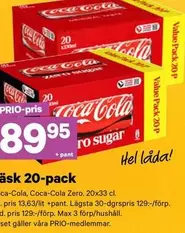 coca-cola - 20-pack