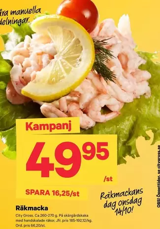 Räkmacka