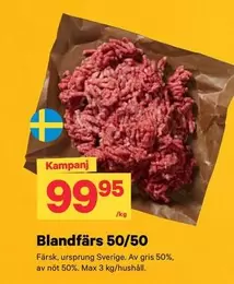 Blandfärs 50/50