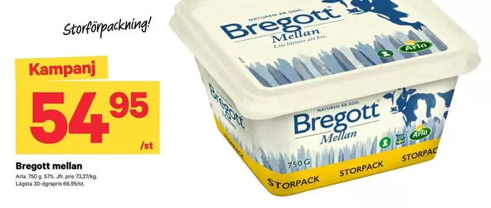 Bregott -  mellan