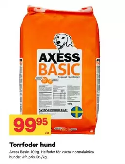 Axess Basic. 10 kg. Hundfoder