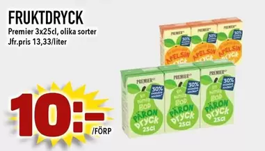 Premier - FRUKTDRYCK