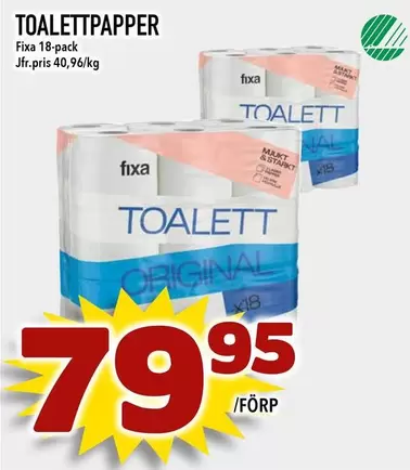 Fixa - TOALETTPAPPER