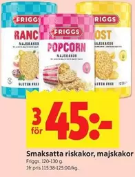 friggs - riskakor, majskakor