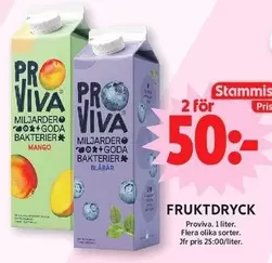 Proviva - FRUKTDRYCK