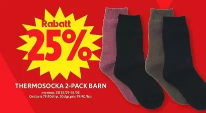 Mywear - THERMOSOCKA 2-PACK BARN