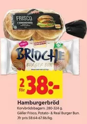 Frisco - Hamburgerbröd Korvbrödsbagarn