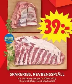 Spareribs, revbensspjäll